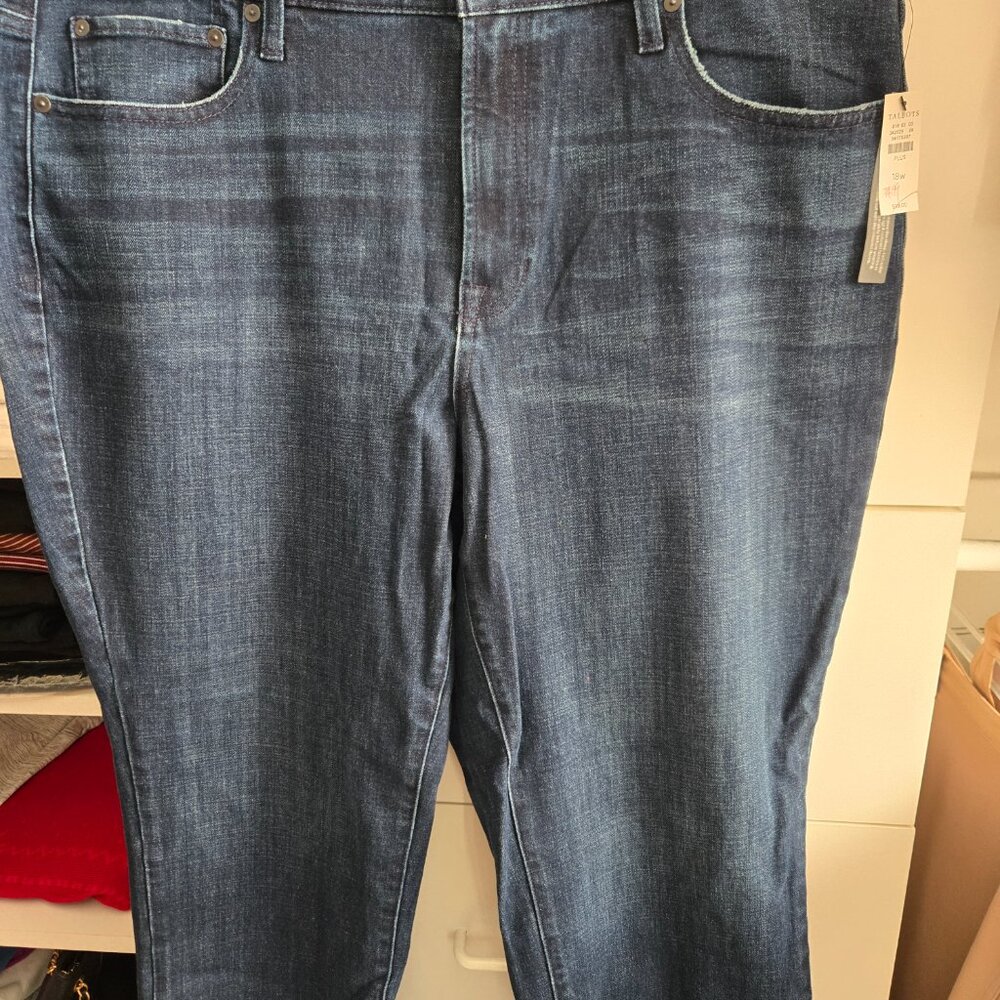 Womens NWT Talbots Ankle Jeans - 18W - Picture 2 of 6